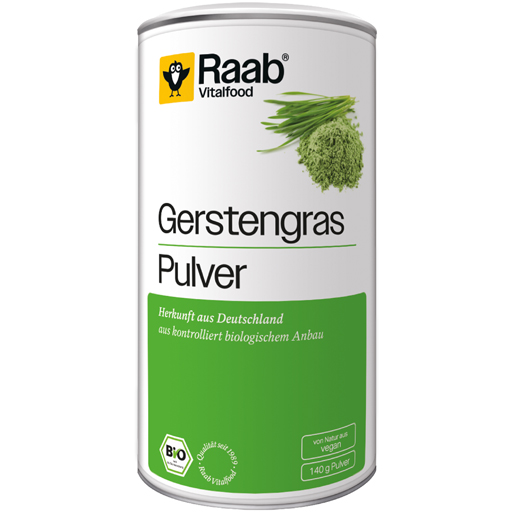 RAAB Vitalfood Gerstengras Bio Pulver  140 g  Pulver