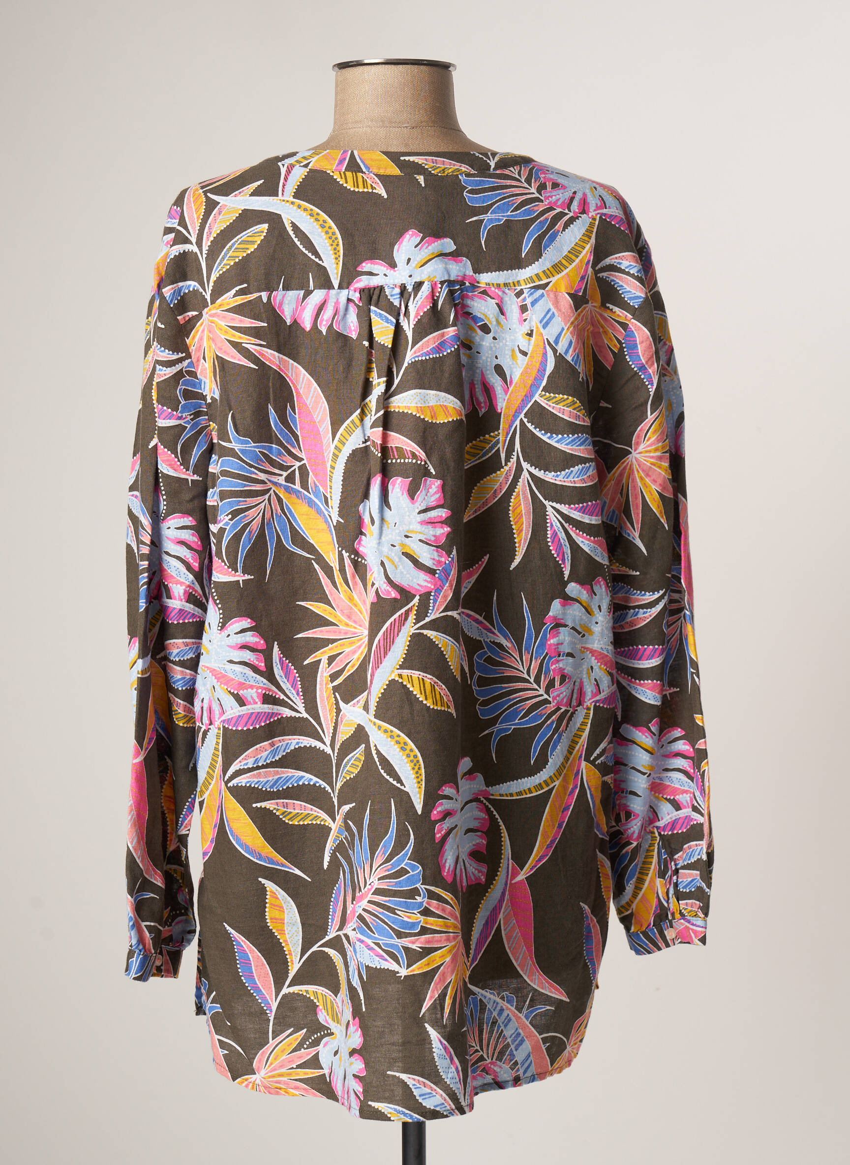 Street One Tuniquemanchelongue Femme couleur marron