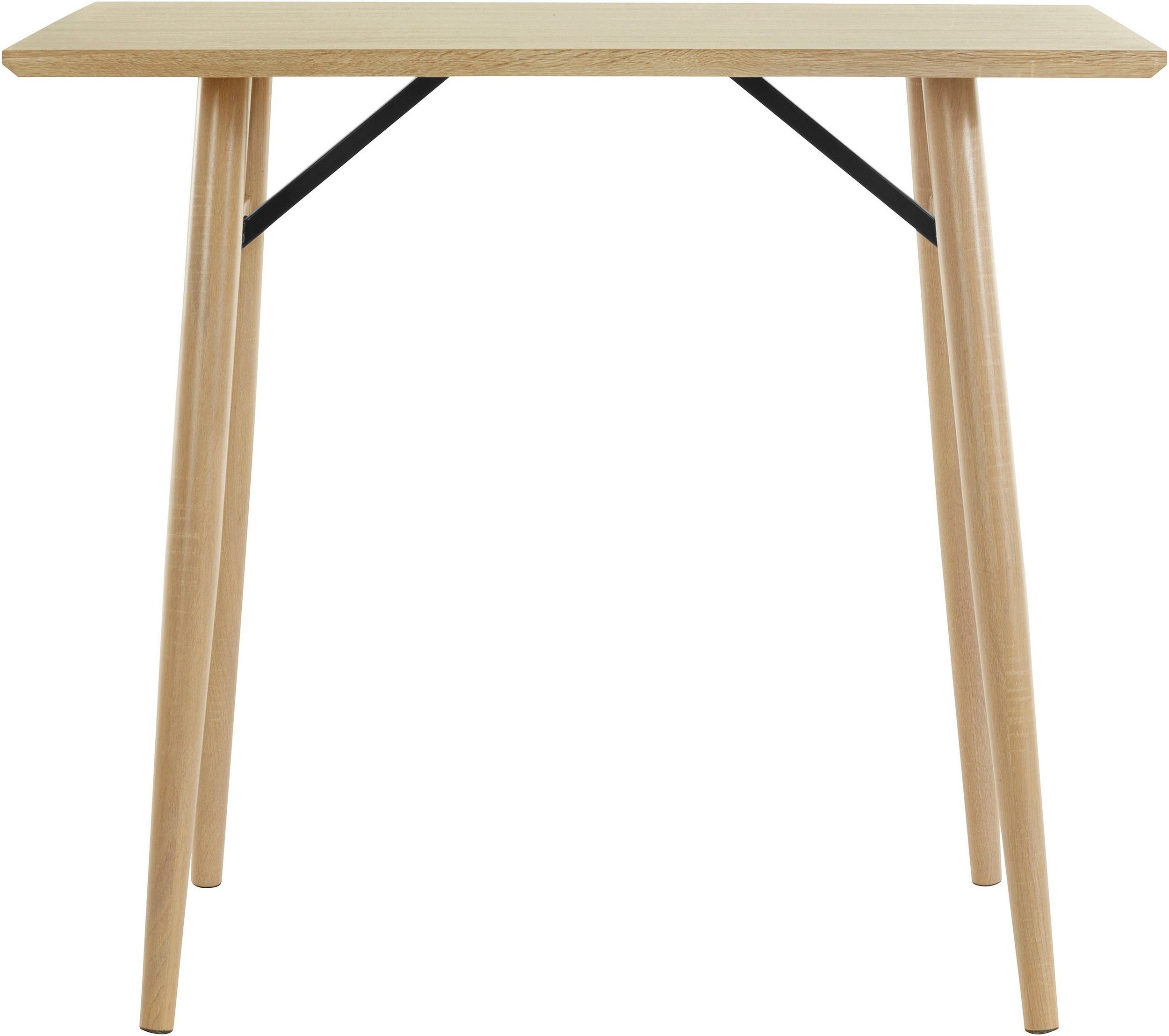 loft24 Bartisch Henrik, schöne Holzoptik, Skandinavischer Wohnstil, Höhe 90 cm