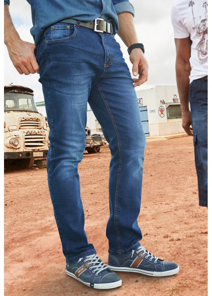 Classic Fit Stretch-Jeans, Straight