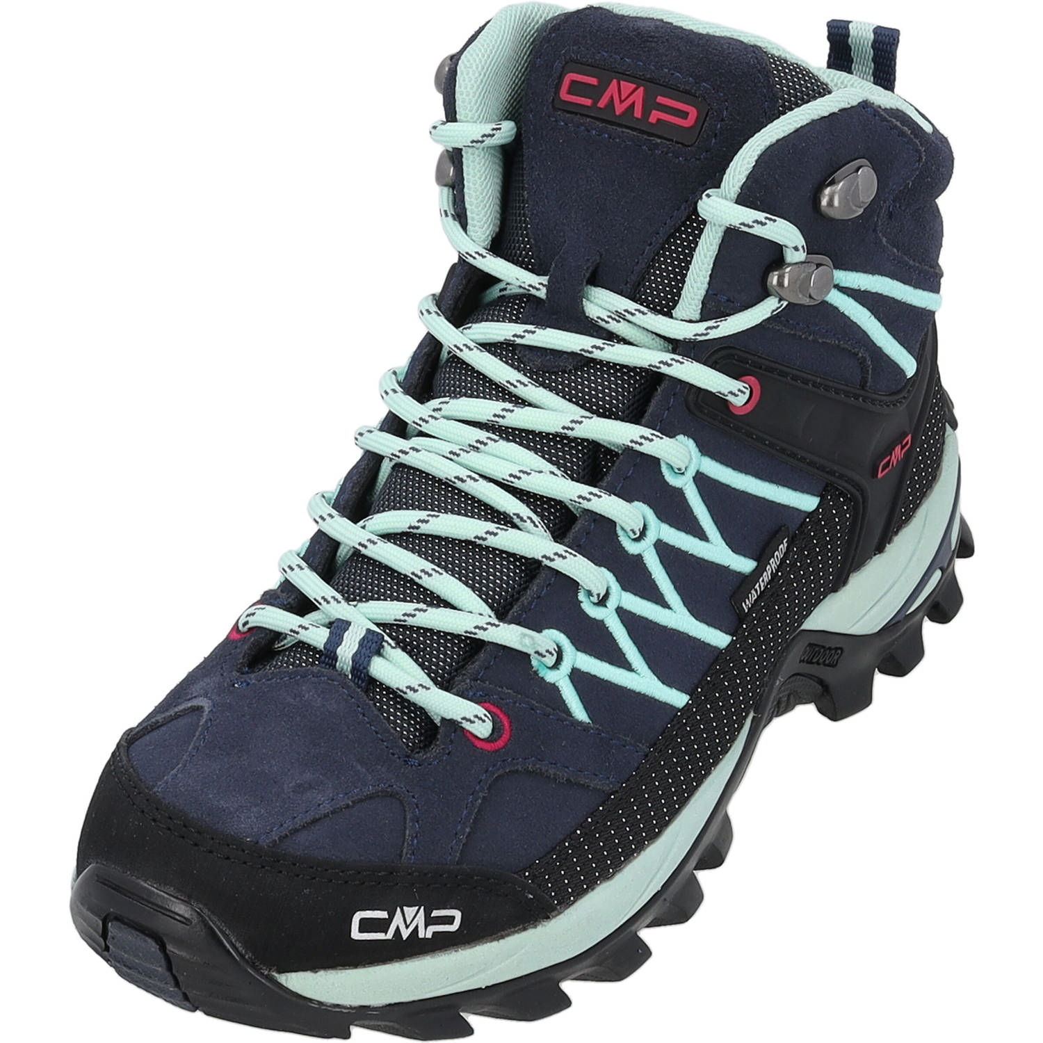 CMP Rigel Mid 3Q12946, Trekkingschuhe, Damen, blue-aqua