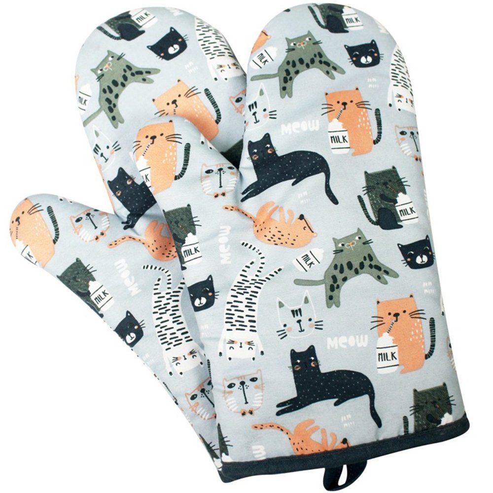 ZanMax Topfhandschuhe 2 Stück Rutschfeste, isolierte Ofenhandschuhe, Backhandschuhe, (2-tlg)