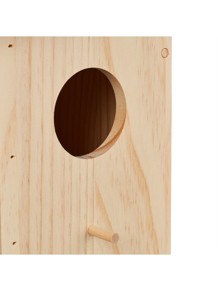 relaxdays Nistkasten in Natur - (B)15 x (H)25,5 x (T)16 cm günstig kaufen onesize