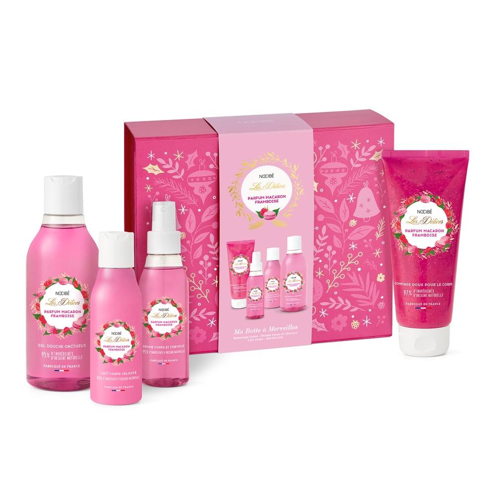 Nocibé Les Délices - Ma Boïte à Merveilles Coffret bain Macaron Framboise