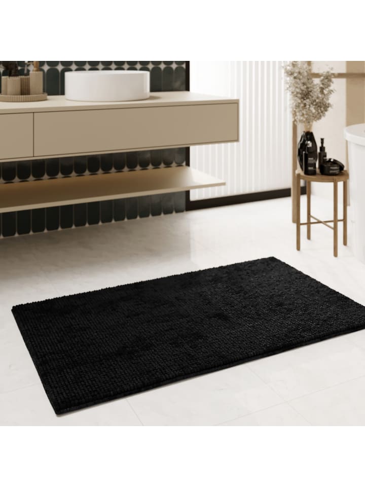 Wecon Home Badteppich Balu in schwarz günstig kaufen