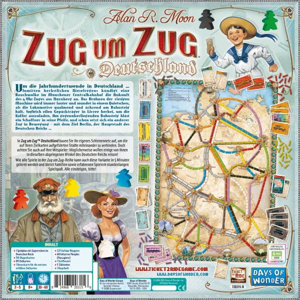 Zug um Zug: Deutschland inkl. Erweiterung 1902
