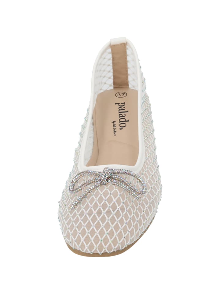 palado Ballerinas in white glitter combi günstig kaufen
