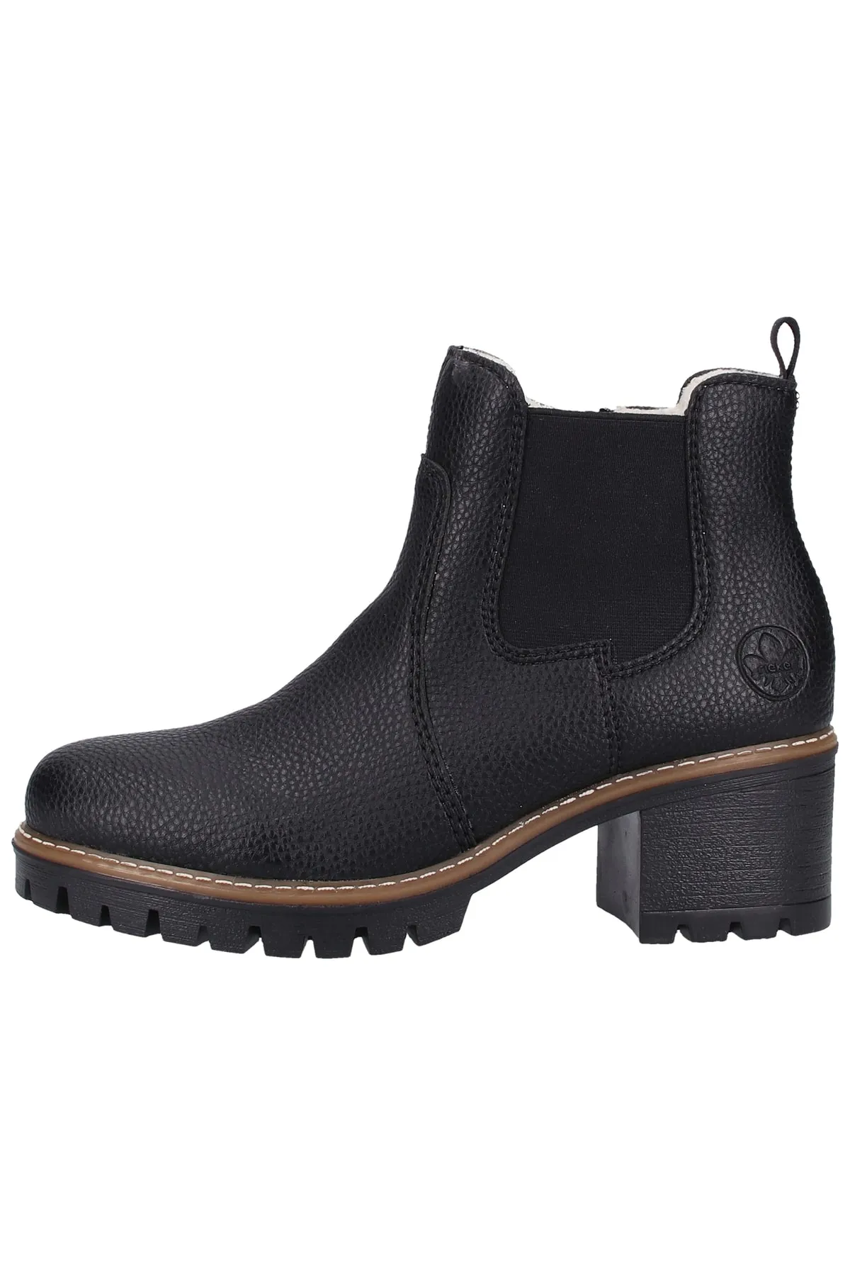 Rieker  Stiefelette - Schwarz - Blockabsatz