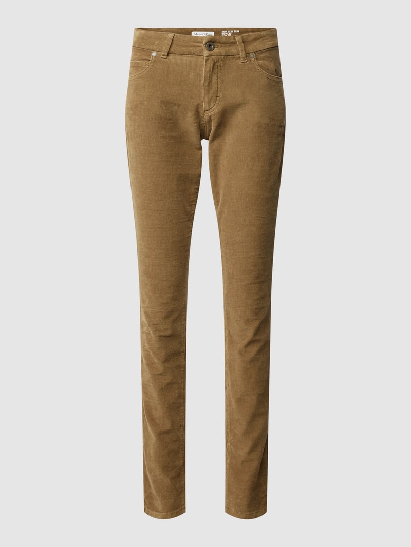 Slim Fit Jeans im 5-Pocket-Design Modell 'ALBY Slim' in khaki