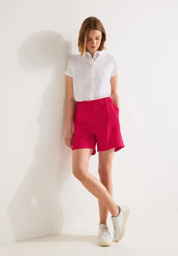 Street One Loose Fit Paperbag Shorts
