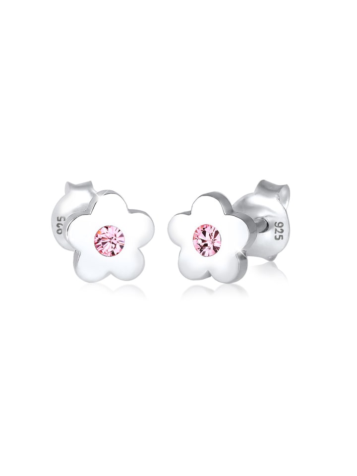 Elli Ohrringe 925 Sterling Silber Blume in Silber günstig kaufen onesize