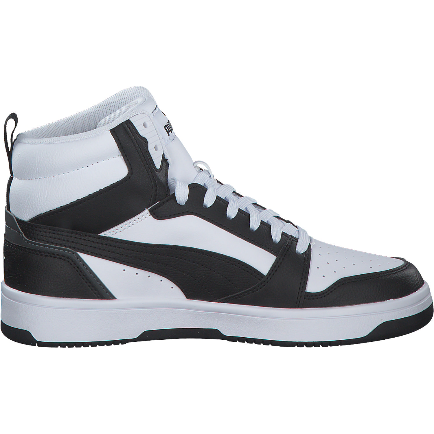 Puma Rebound v6 Mid Jr. 393831, Stiefel, Schwarz