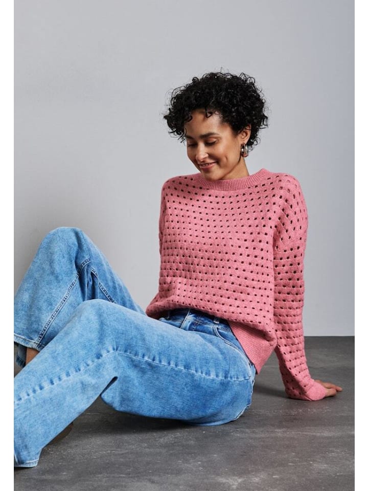 Street One Pullover in sugar coral mel. günstig kaufen