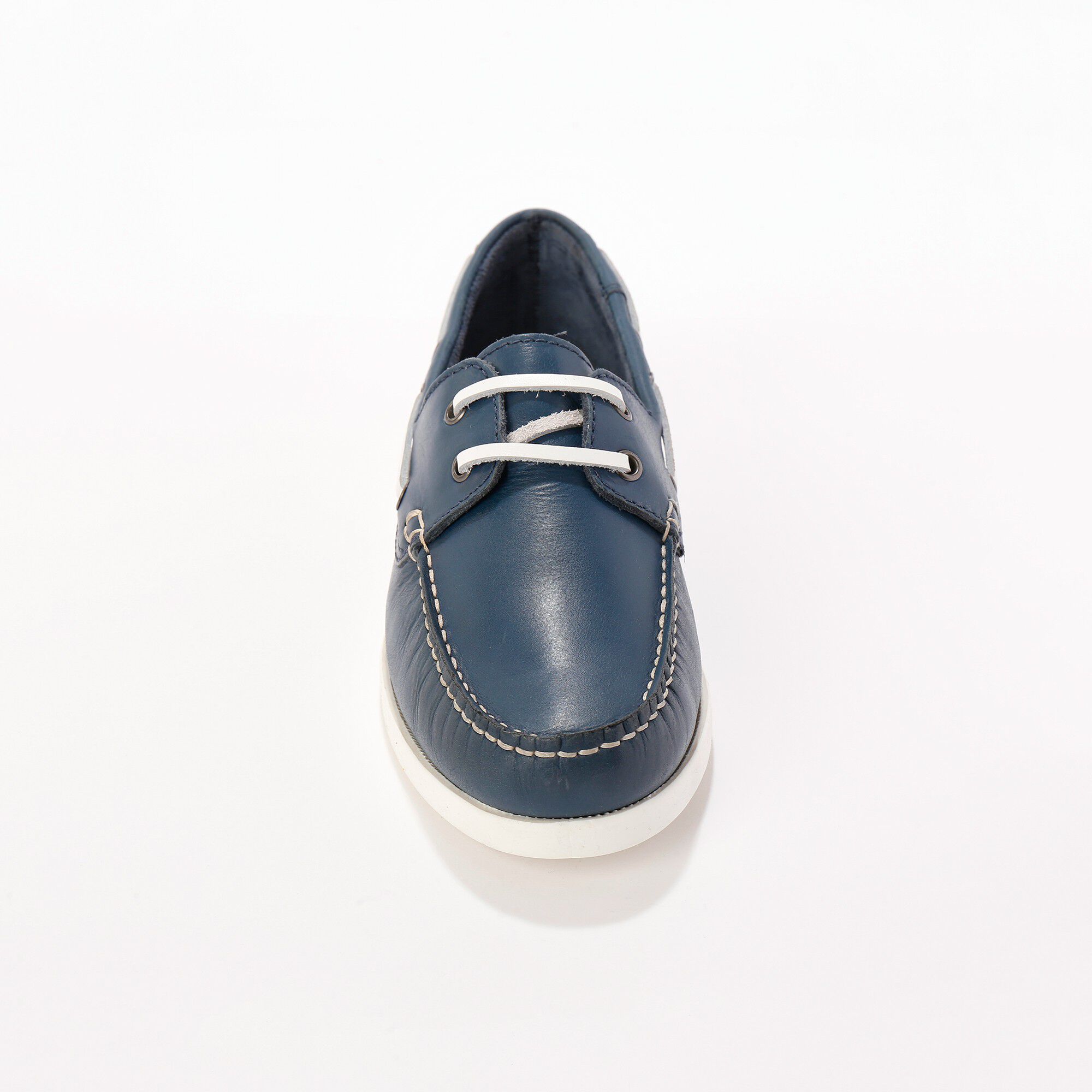 Chaussures bateau en cuir