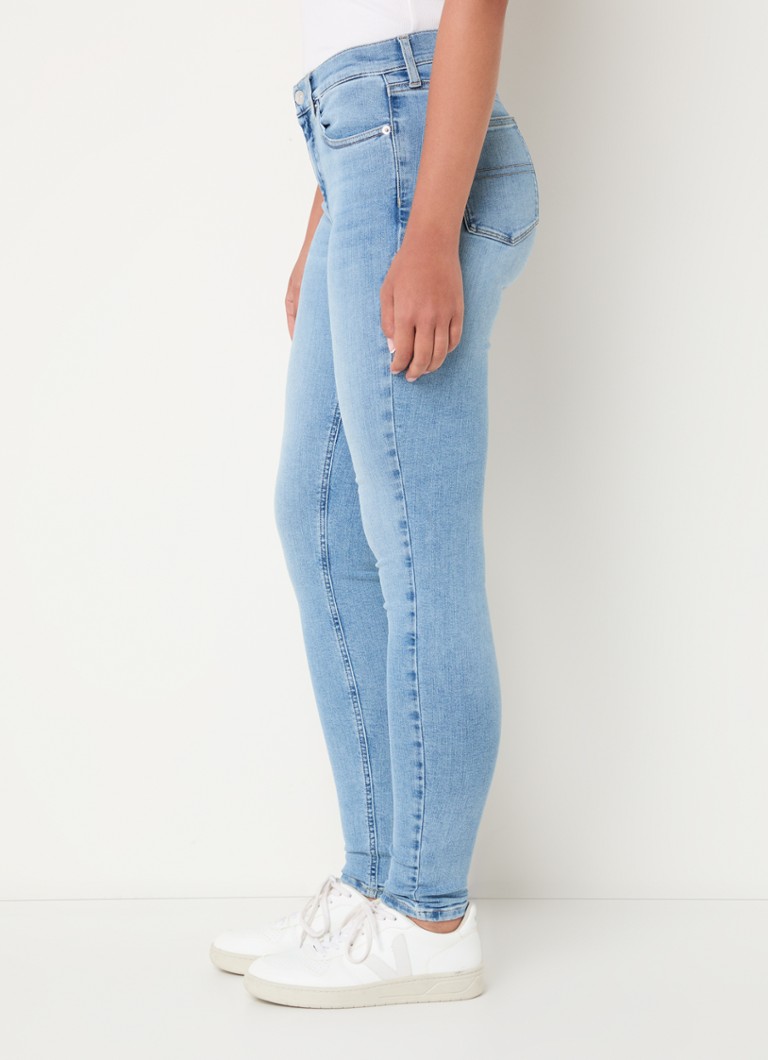 Blugi skinny Tommy Hilfiger Nora cu talie medie, spălare deschisă