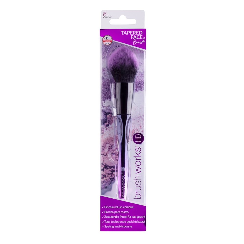 Brushworks Pinceau Fuselé HD Accessoire de maquillage