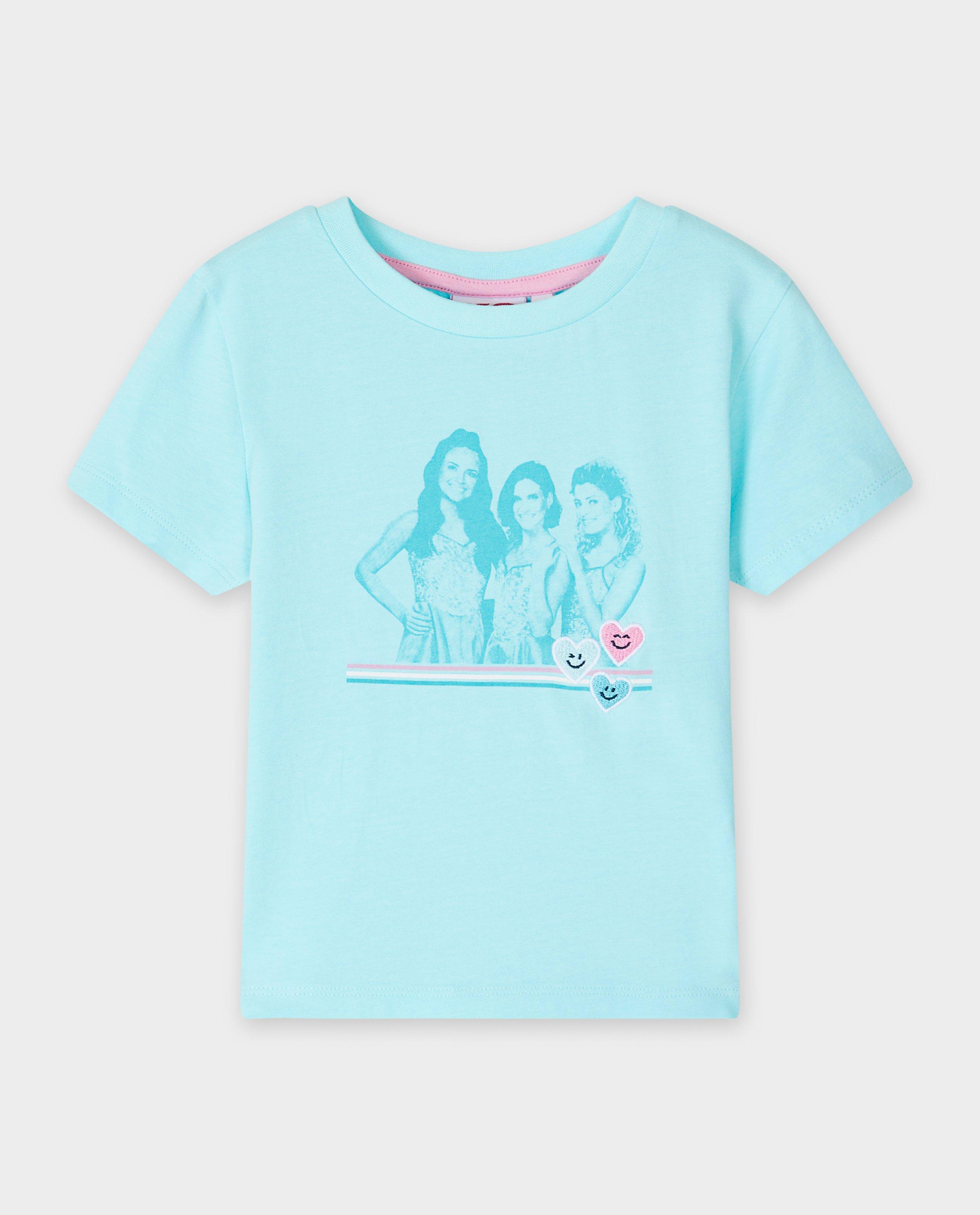 Tricou K3 cu imprimeu foto K3 verde deschis