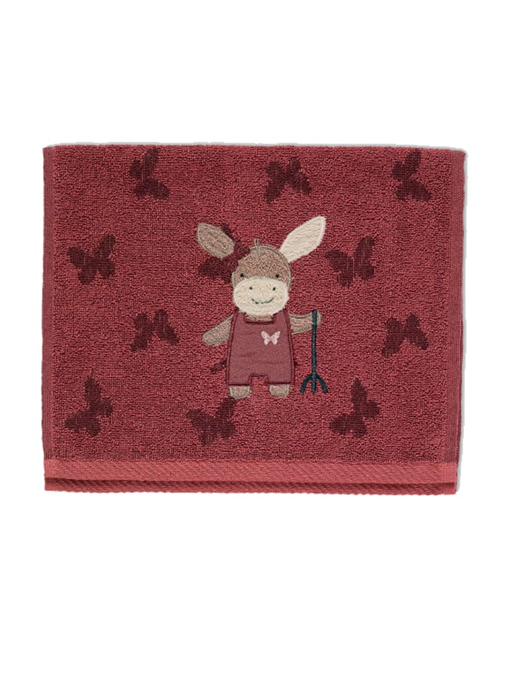 Sterntaler Kinderhandtuch 2er-Pack ESEL Emmily in dunkelrot günstig kaufen onesize