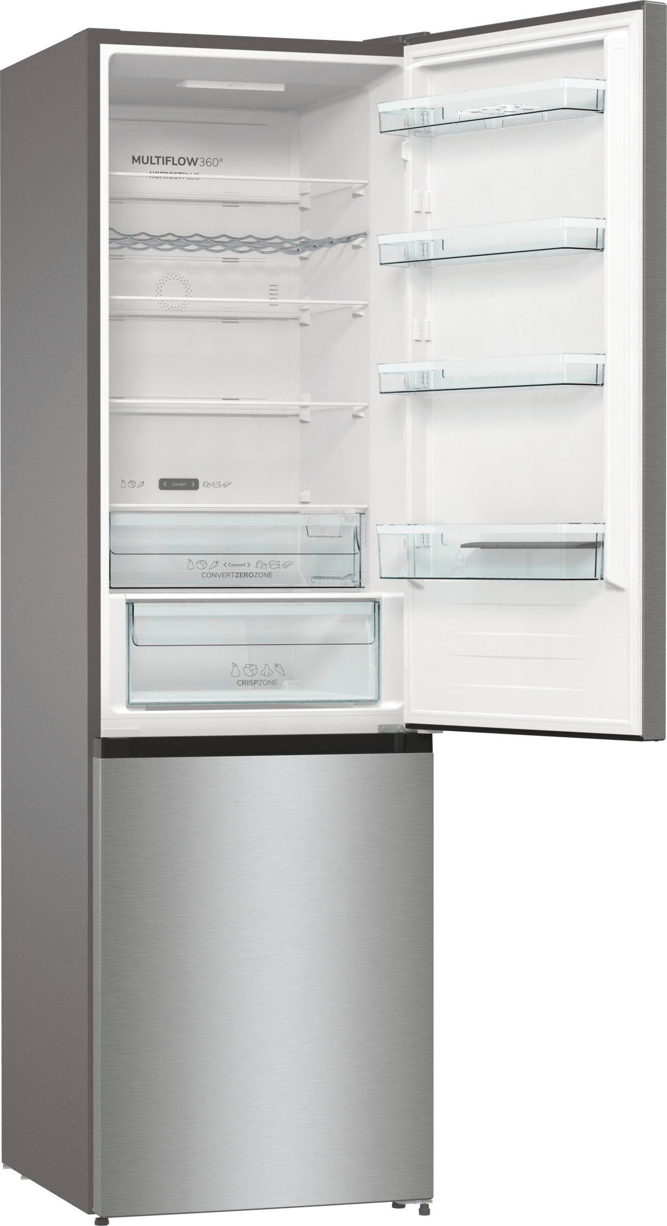 GORENJE Kühl-/Gefrierkombination NK89C0DXL, 200 cm hoch, 60 cm breit