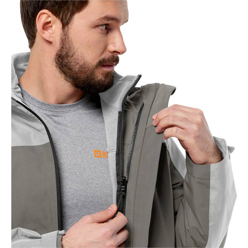 Jack Wolfskin TAUBENBERG 3IN1 Doppeljacke Herren