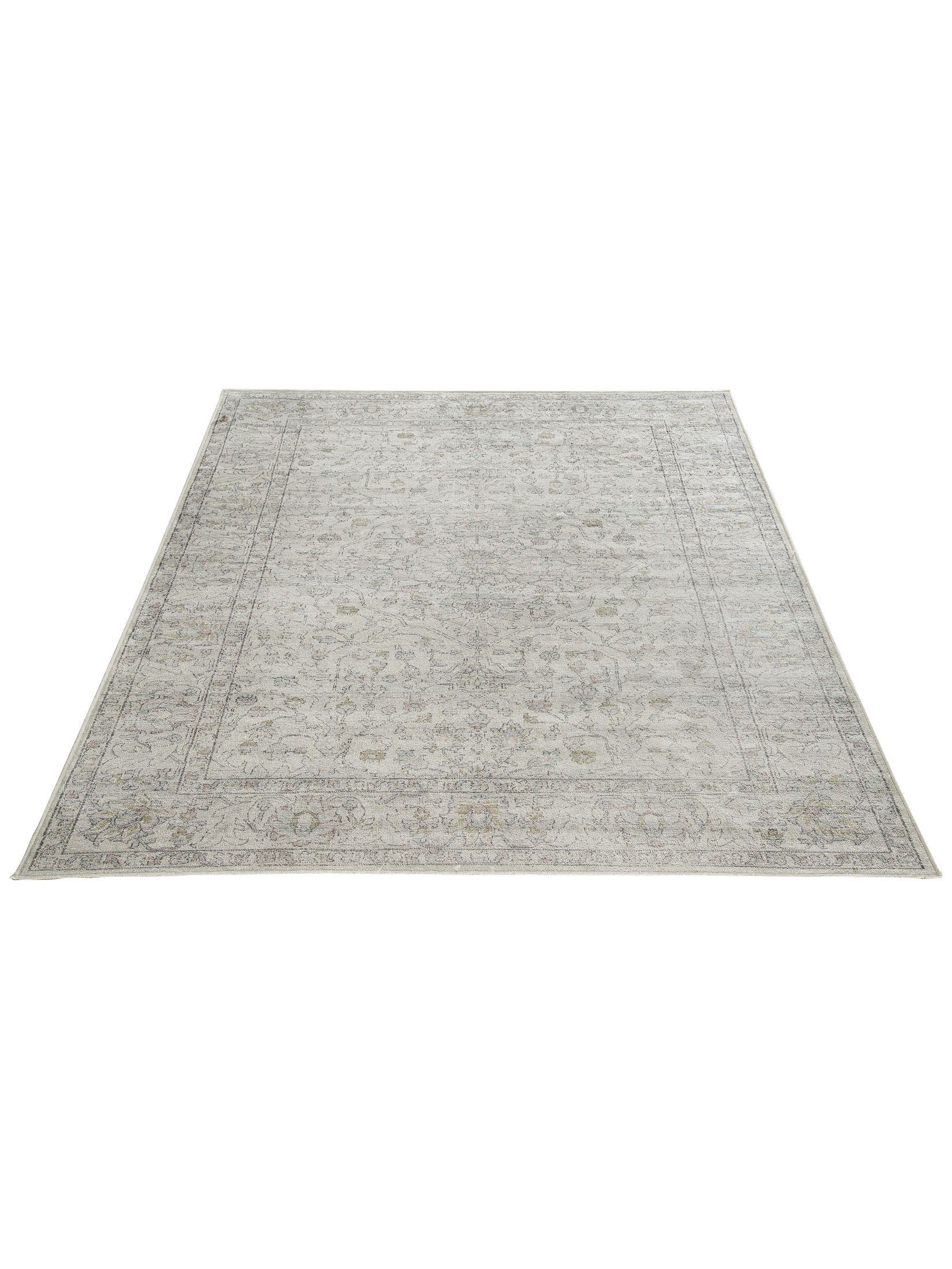 Nafar Vintage-Teppich, Hellblau/rosa