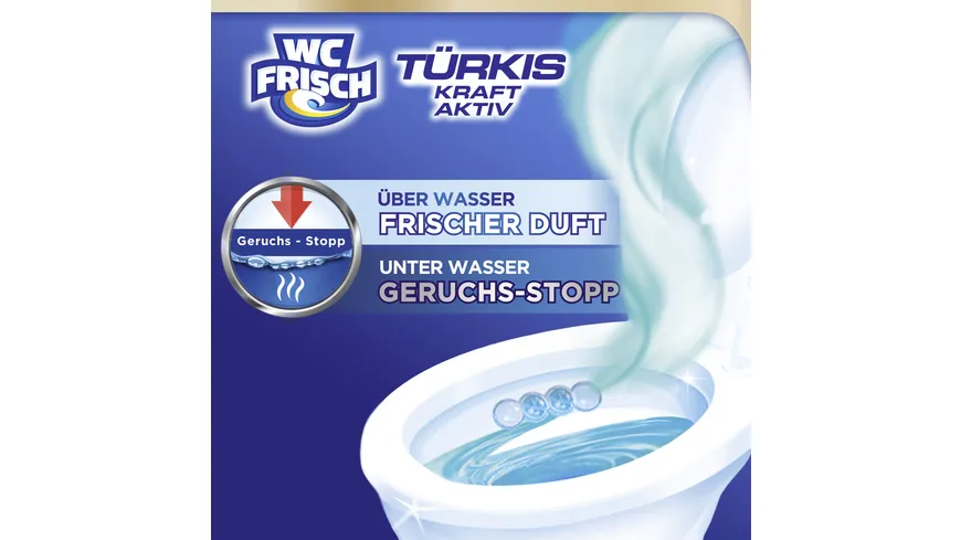 WC FRISCH Kraft Aktiv Türkisspüler Meeresfrische