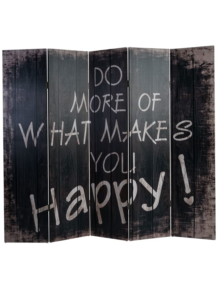 MCW Foto-Paravent im Shabby-Look, 180x200cm, Spruch günstig kaufen onesize