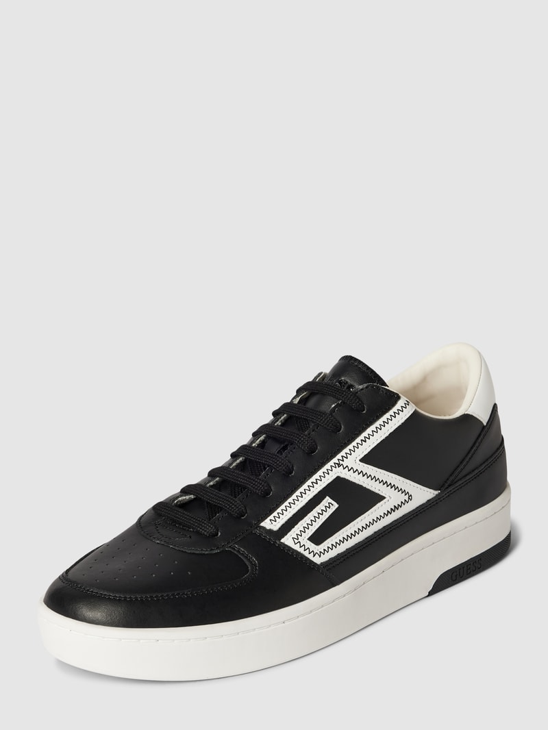 Sneaker mit Label-Details Modell 'SILEA' in schwarz