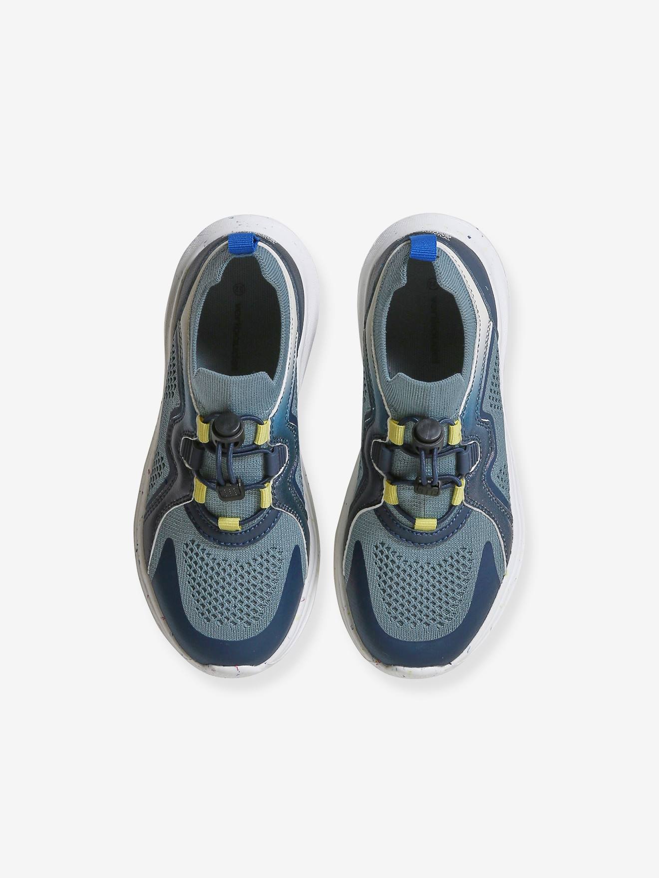 Vertbaudet Kinder Sport-Sneakers mit Gummizug - set blau