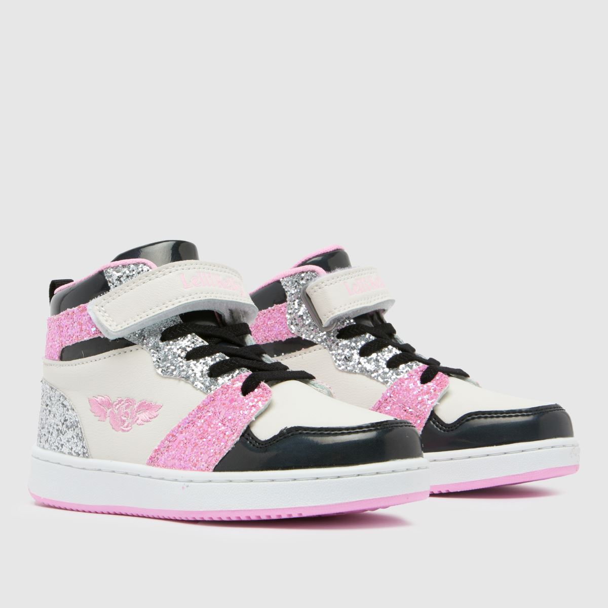 Lelli Kelly vita multifärgade gaia flickor juniorsneakers
