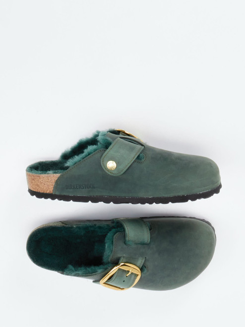 Pantolette Boston Big Buckle Shearling-21116590003 Birkenstock
