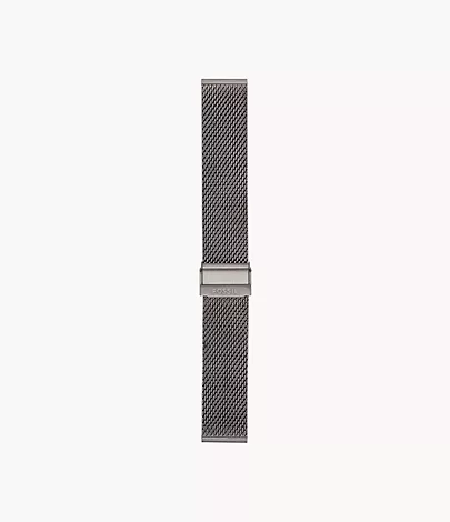 Fossil Milanaiseband für Herrenenuhr 22 mm Grau