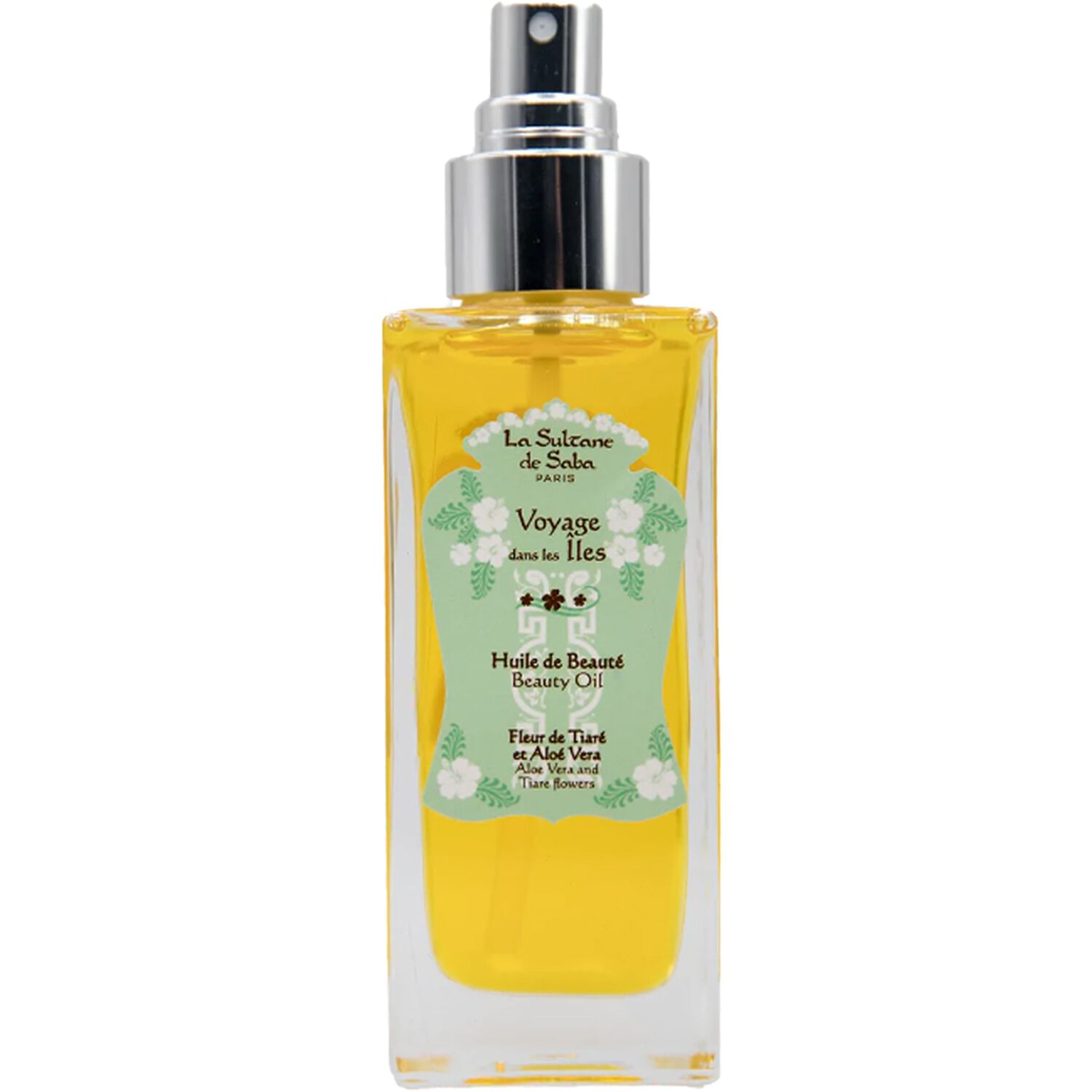 La Sultane de Saba Voyage dans les Îles Huile de Beauté - Fleur de Tiaré & Aloe Vera - 200 ml