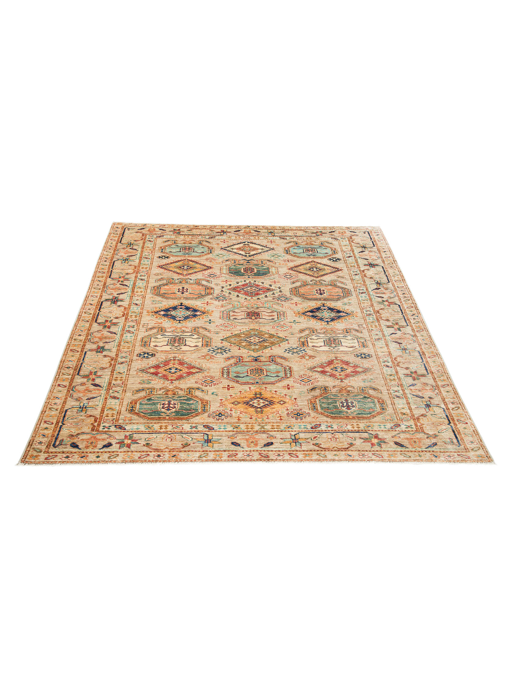 Kazak Ghazni ca. 173 x 232 cm, Unikat / Einzelstück
