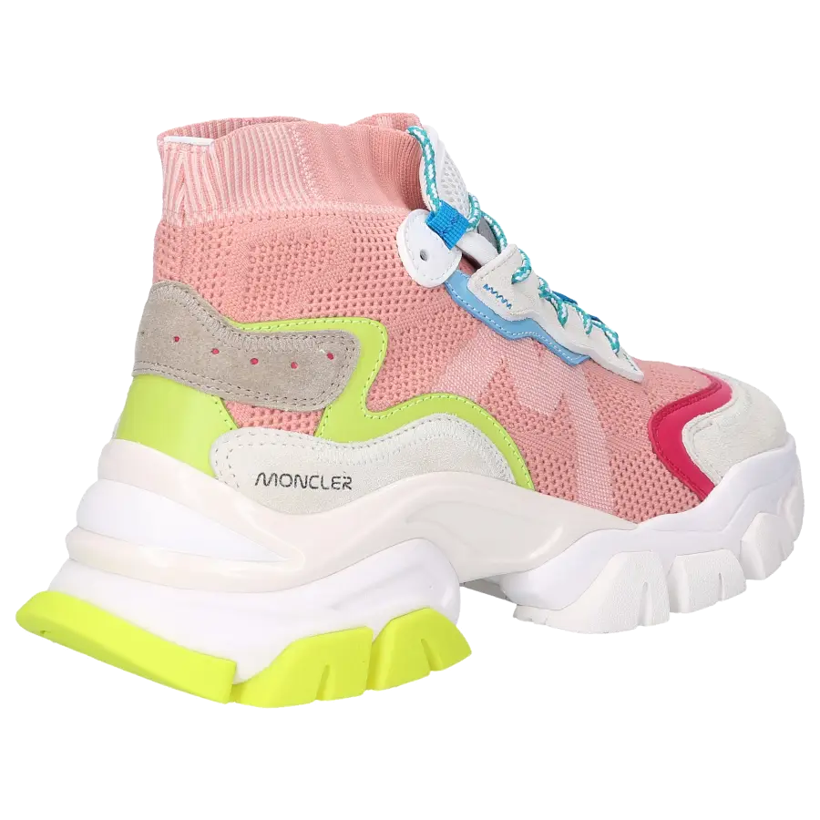 Moncler - Sneaker high LEAVE NO TRACE HIG Polyester - pink