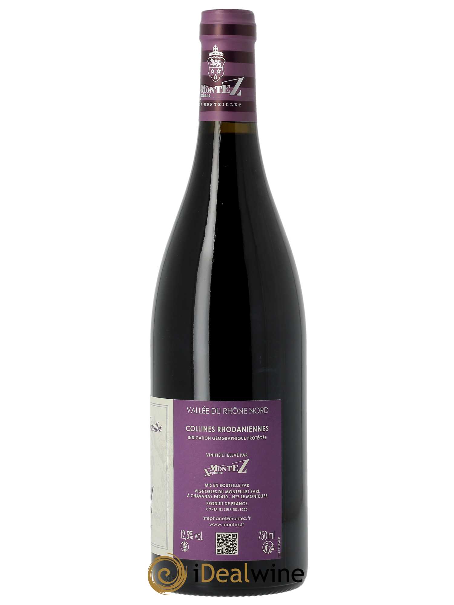 IGP Collines Rhodaniennes Les Hauts du Monteillet Monteillet (Domaine du) - Stéphane Montez  2021 - Lot de 1 Bouteille