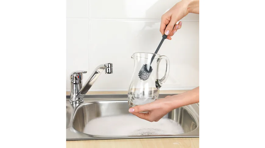 WENKO Silikon Spülbürste Sia 25cm Grau