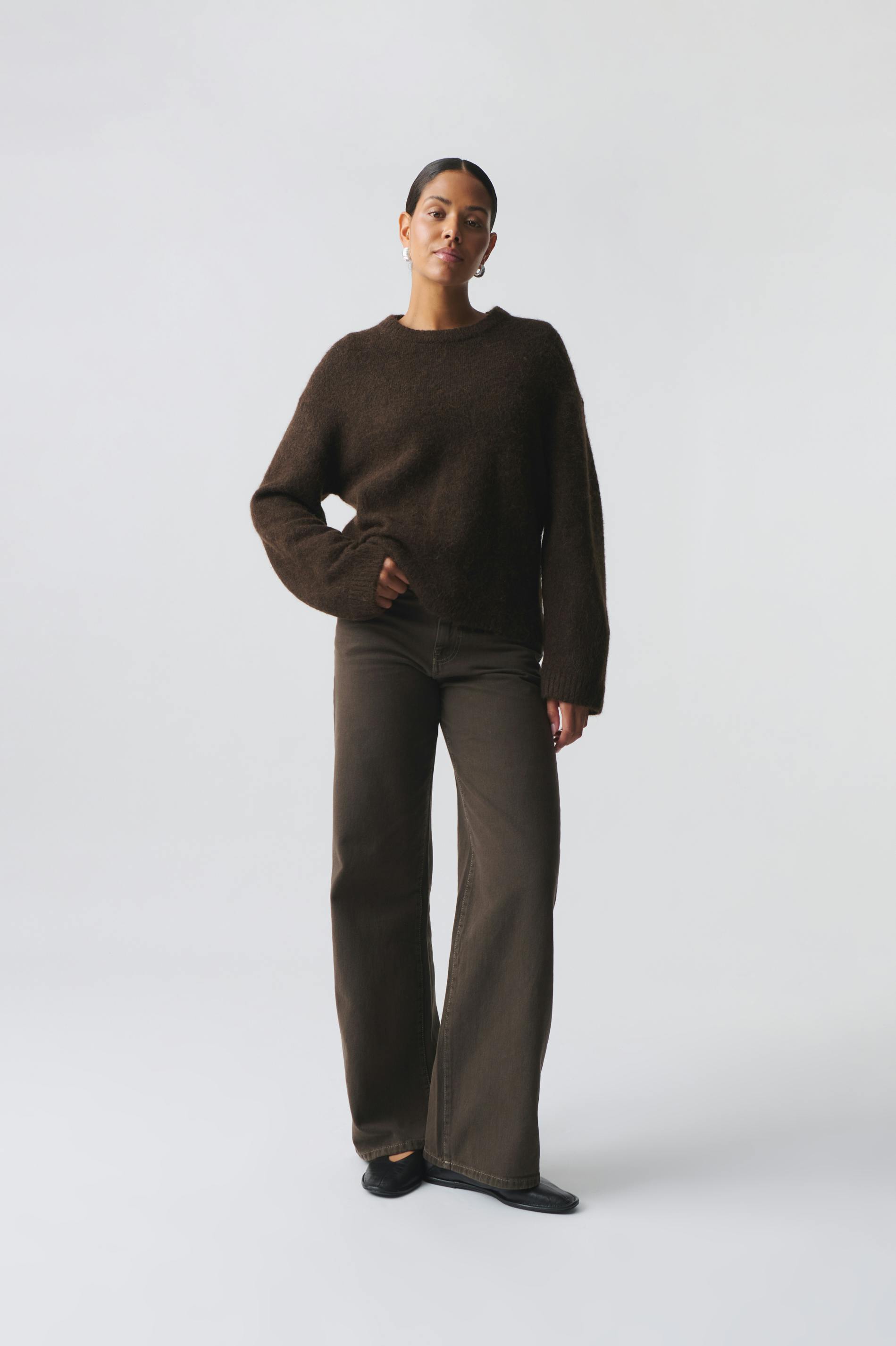 Mid wide jeans