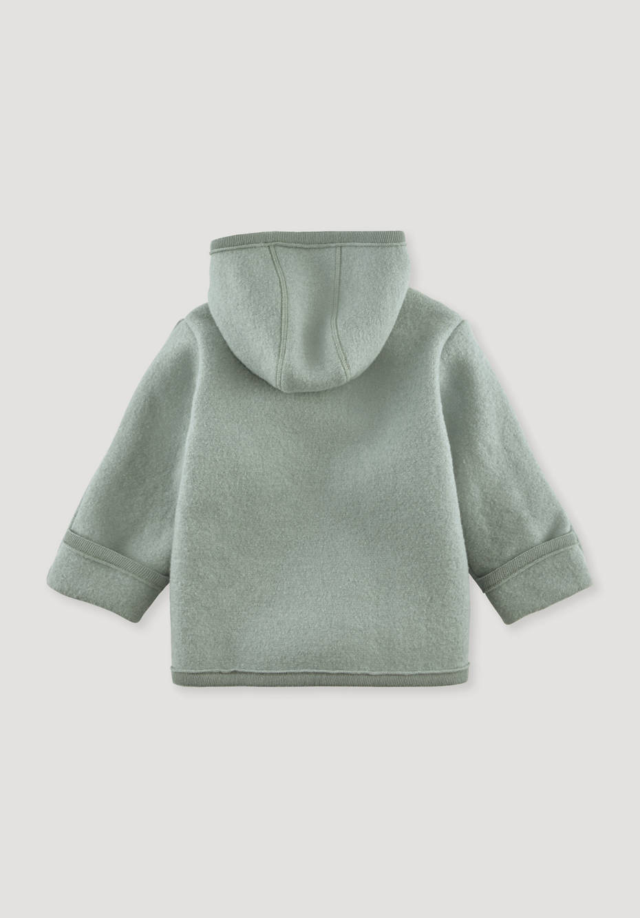 Walkjacke aus reiner Bio-Merinowolle