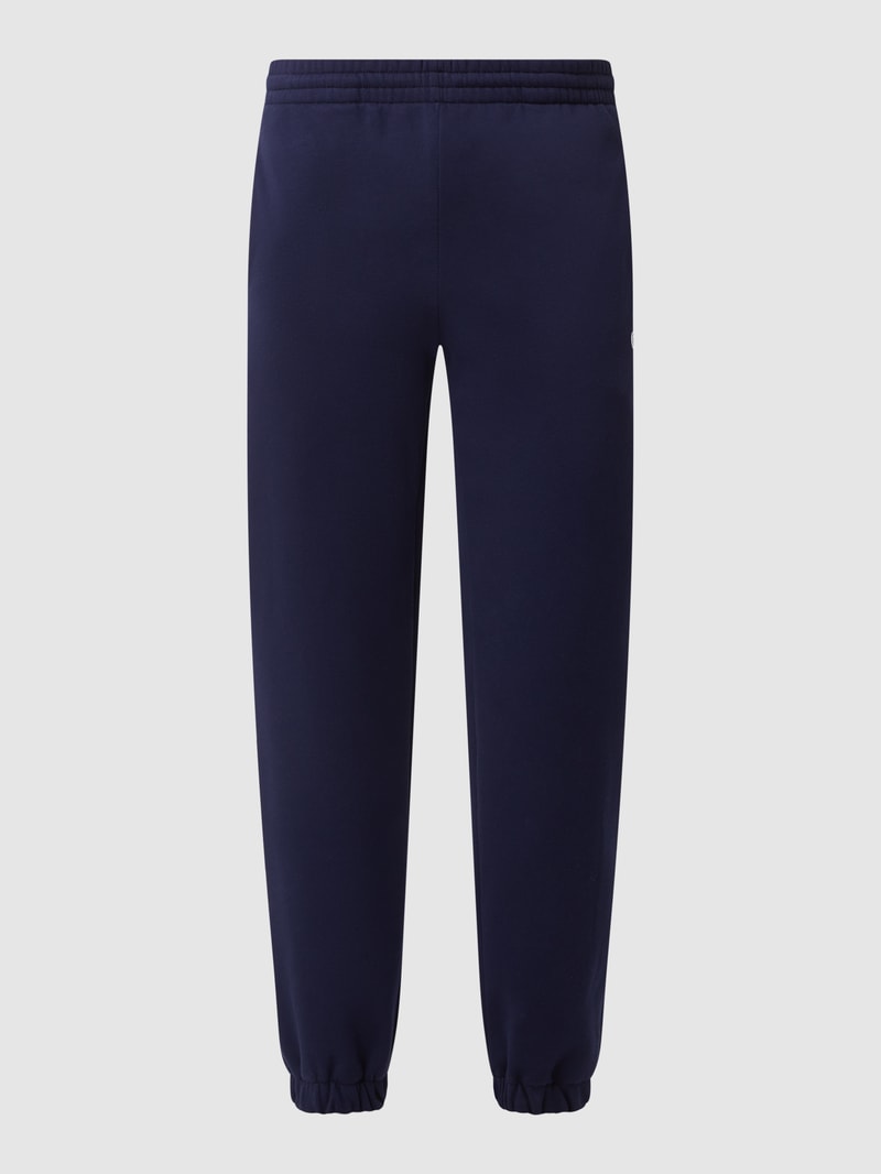 Sweatpants mit Label-Detail in marineblau