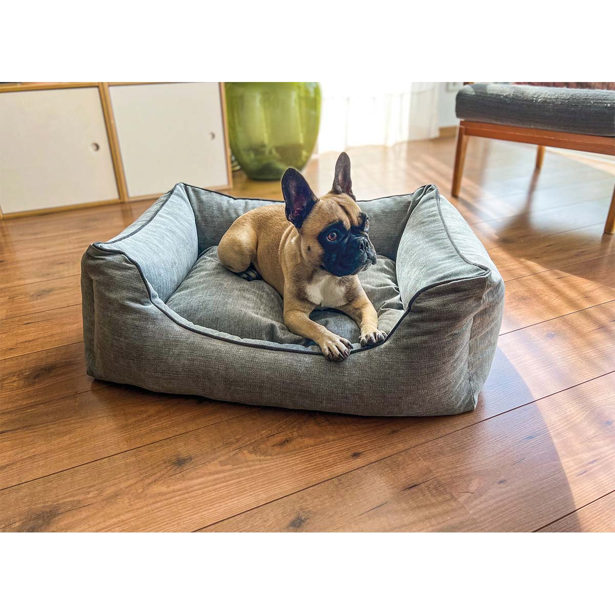 Aumüller Hundebett Sofa Ortho Line Grau kaufen bei ZooRoyal