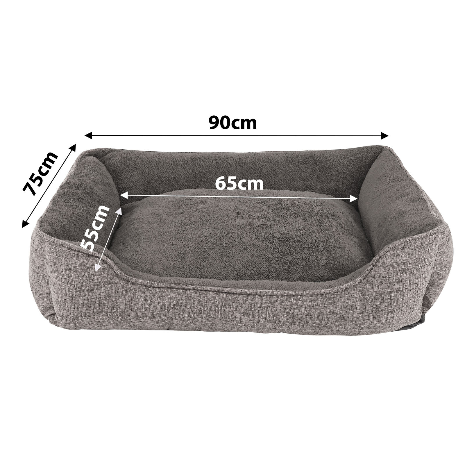 Lionto Hundebetten Lionto Hundebett meliert grau M