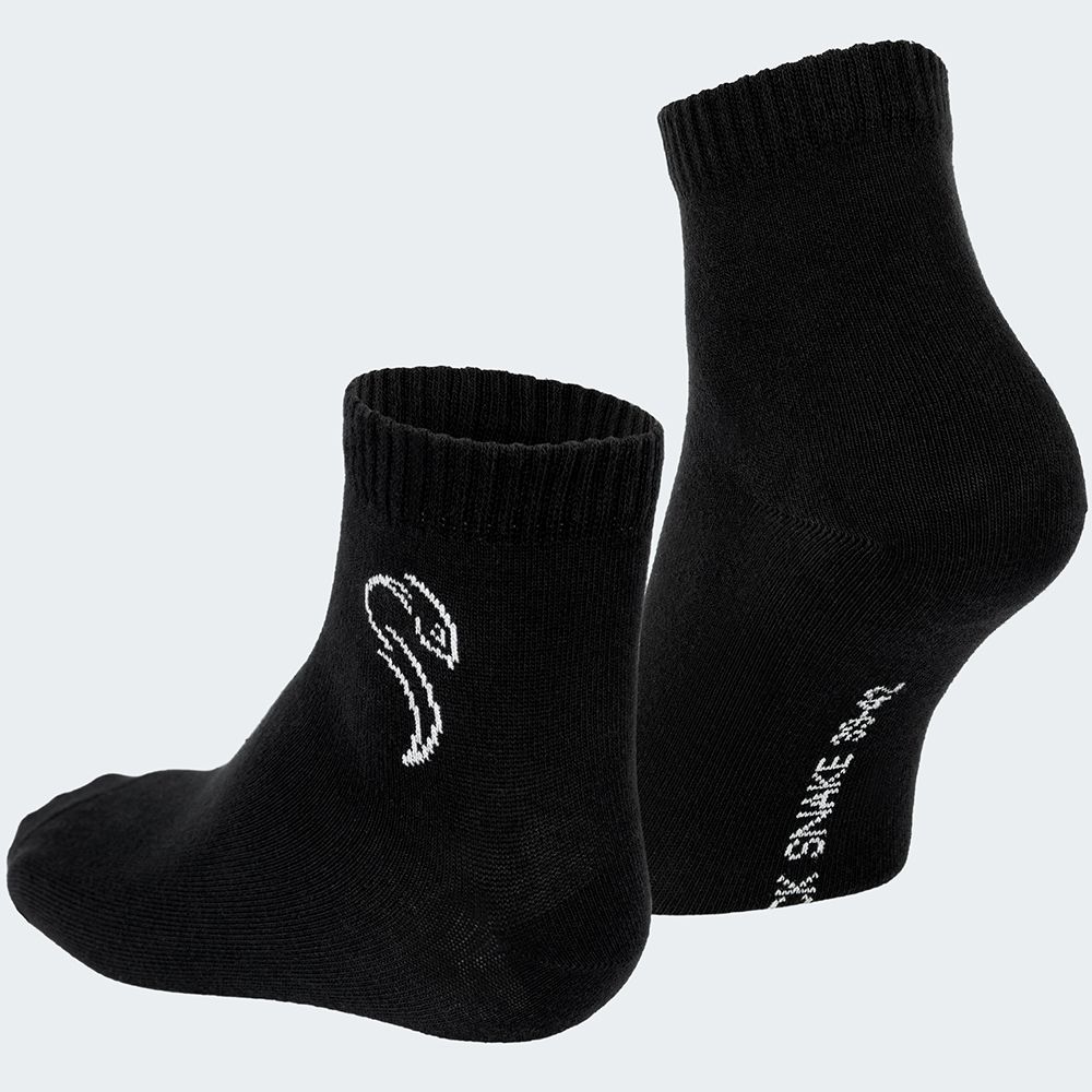 Black Snake 3-Pack Multi Pure Comfort Quarter Sneakersocken