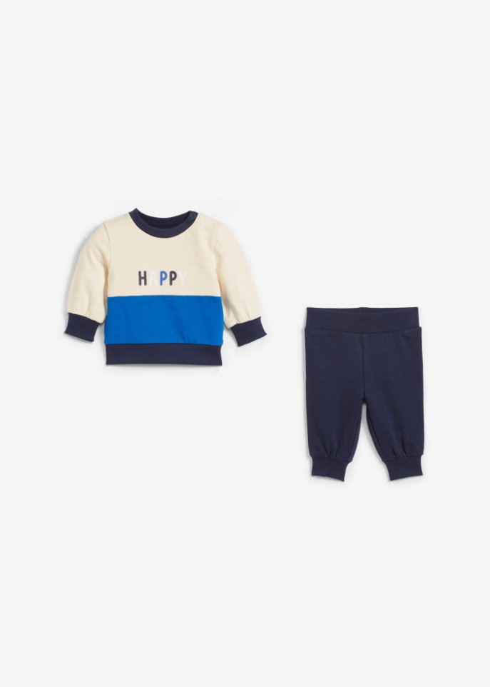 Baby Sweatshirt und Hose aus Bio-Baumwolle (2-tlg.Set)