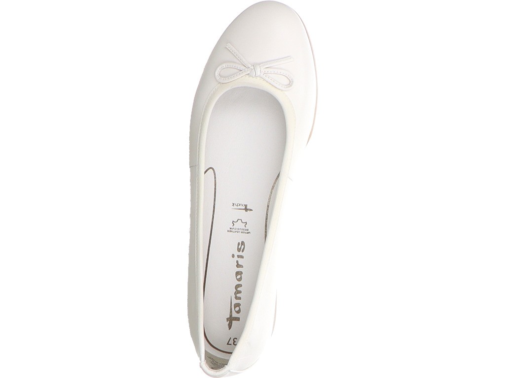 TAMARIS Ballerinas weiss