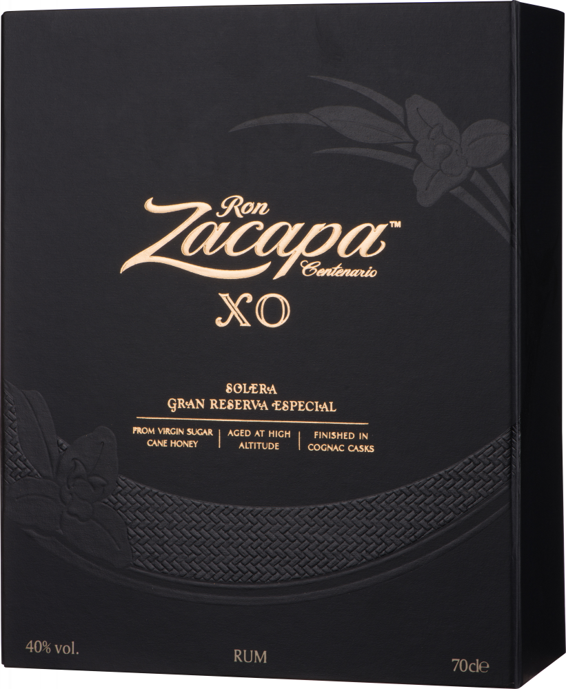 Ron Zacapa Rum Centenario XO Solera Gran Reserva Especial 0,7 Liter im Geschenkkarton