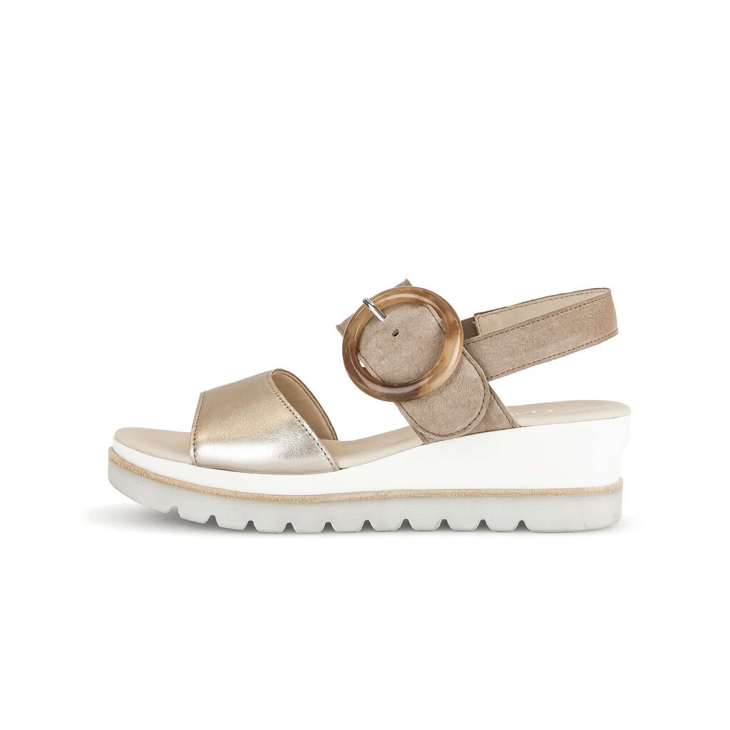 Gabor fashion Keilsandalette beige