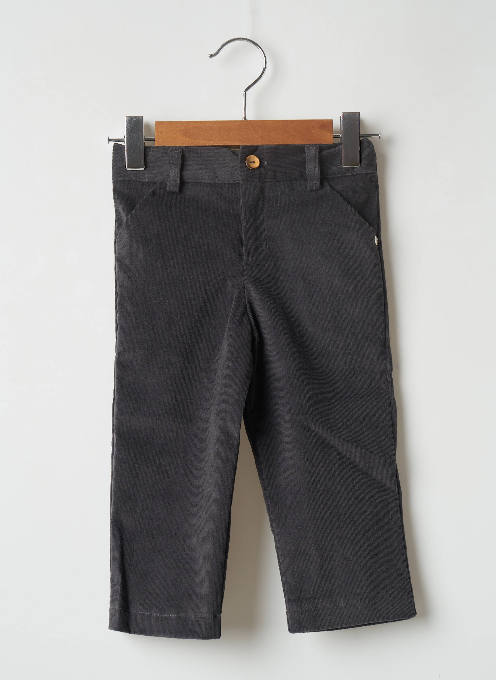 Paz Rodriguez Pantalons Droits Enfant couleur gris