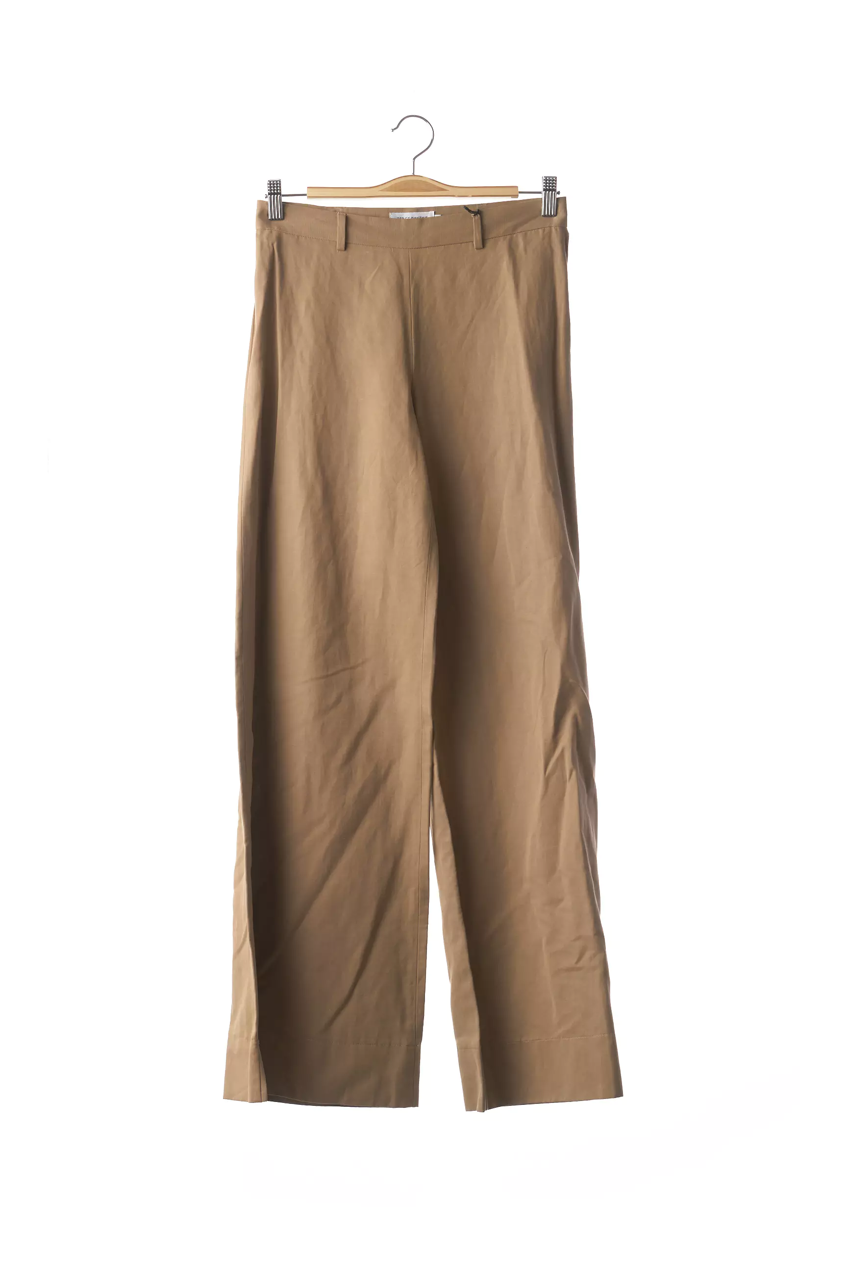 Ter Et Bantine Pantalons Larges Femme couleur beige