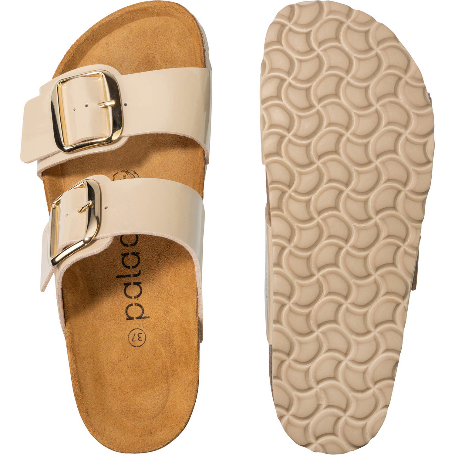 Palado Samos GS, Pantoletten, Damen, Lack Creme